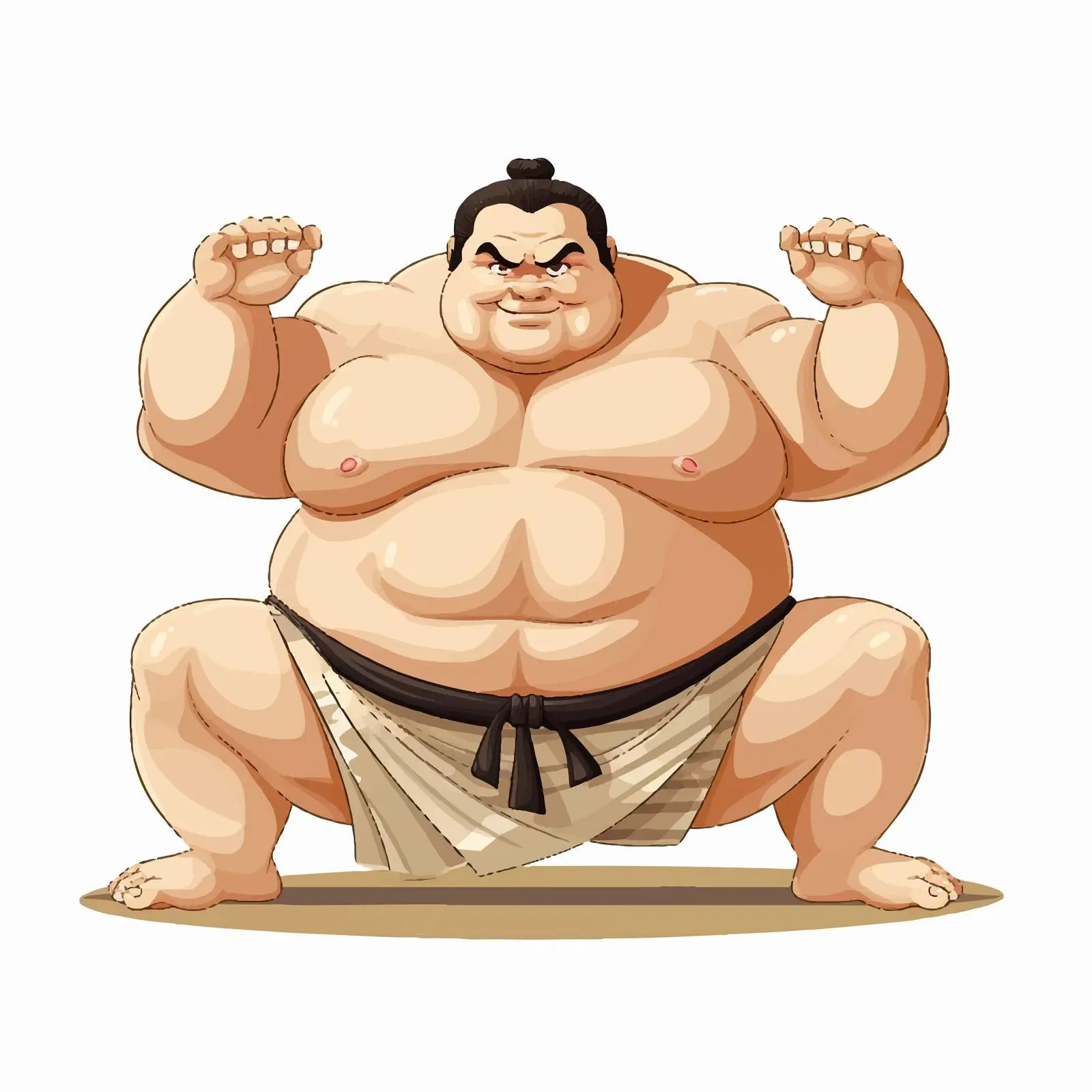Sumo Wrestler Icon - Japanese Culture Vector Art — free download from Dotvec
