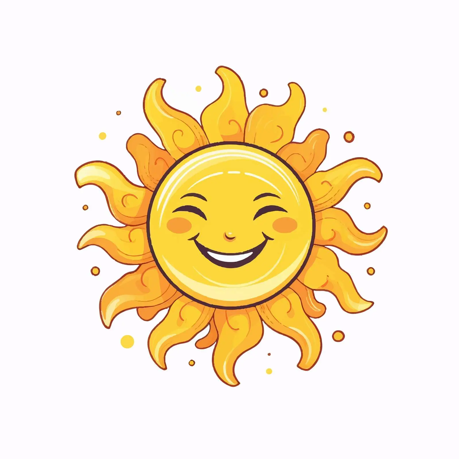 Summer Sun Vector Design Illustration — free download from Dotvec