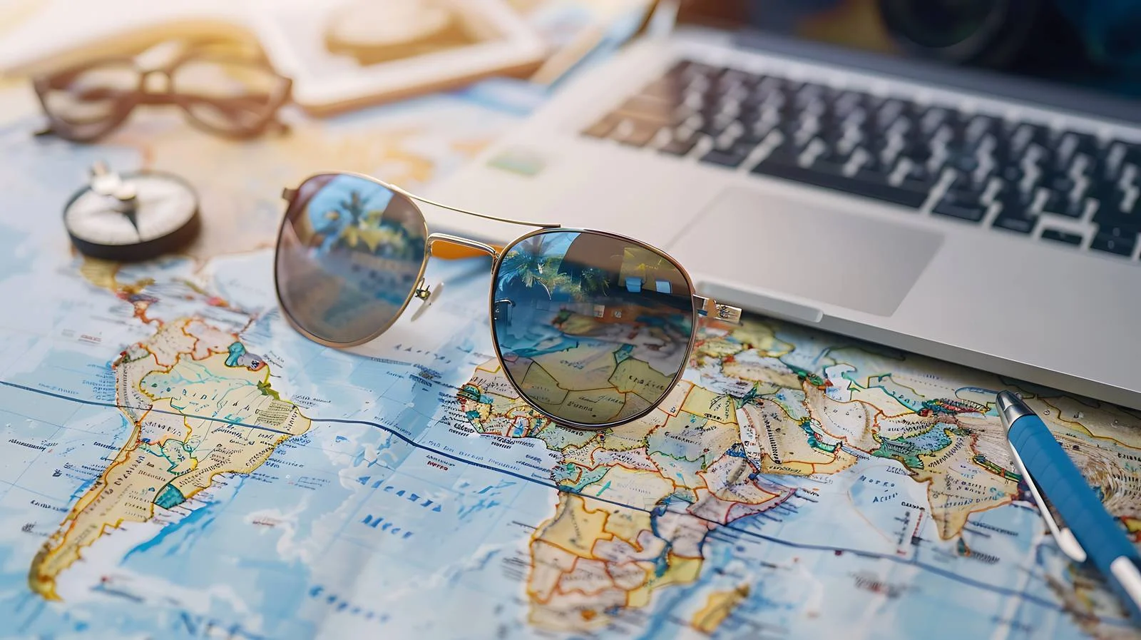 City Map Sunglasses Laptop Tablet — free download from Dotvec