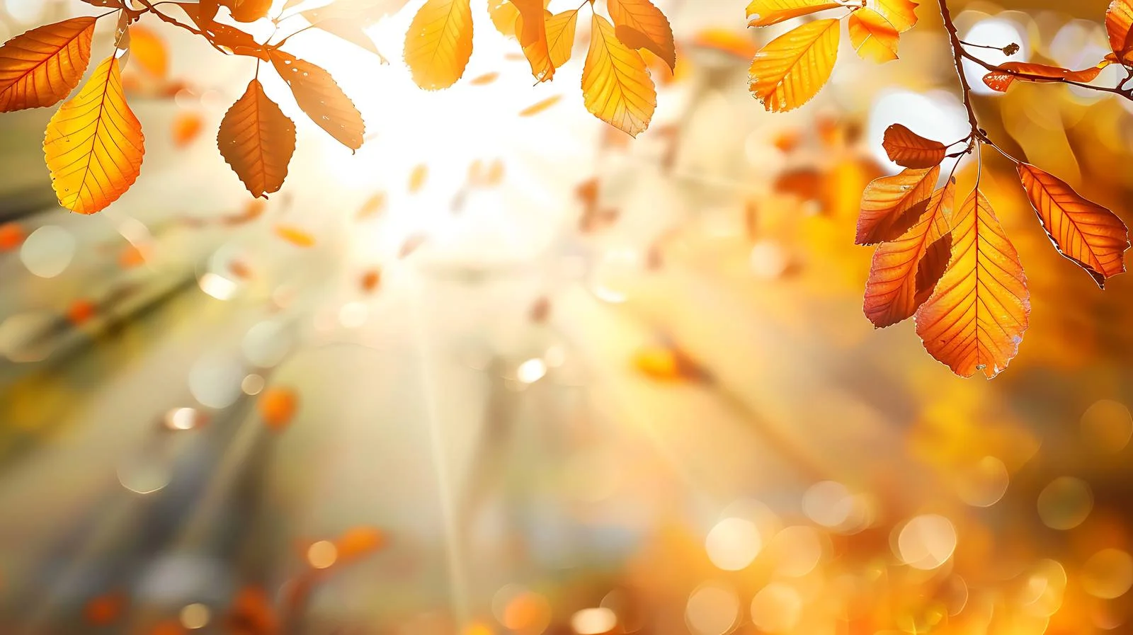 Autumn Sunlight White Background Image — free download from Dotvec