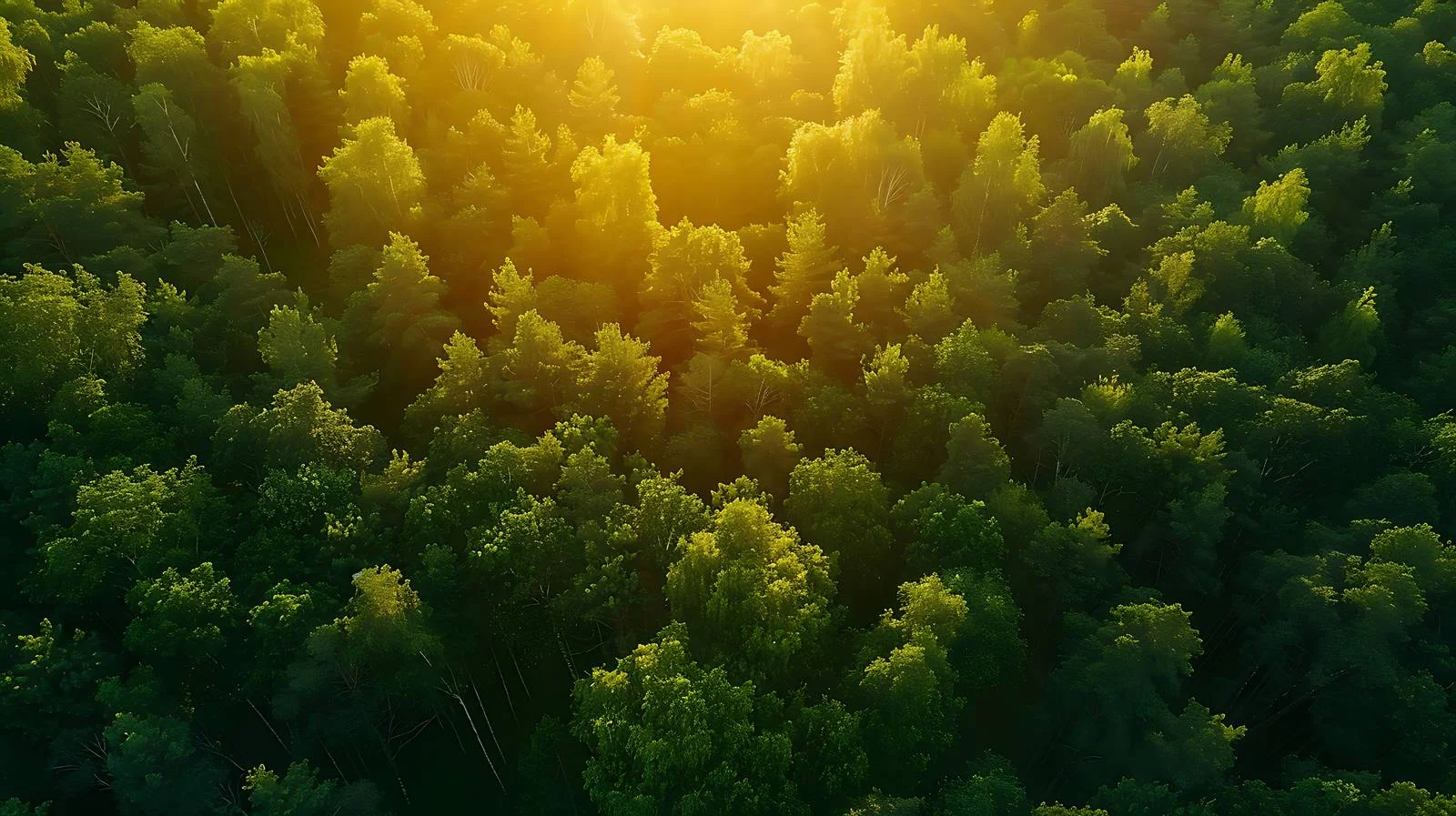 Forest Sunlight Aerial View - Clearing — free download from Dotvec