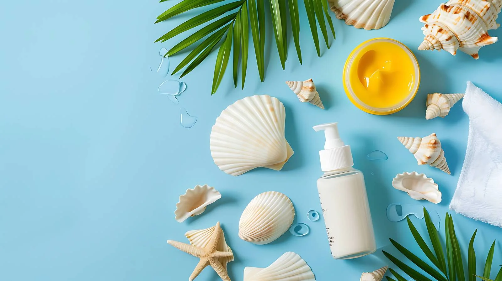 Sunscreen & Beach Baby Essentials — free download from Dotvec