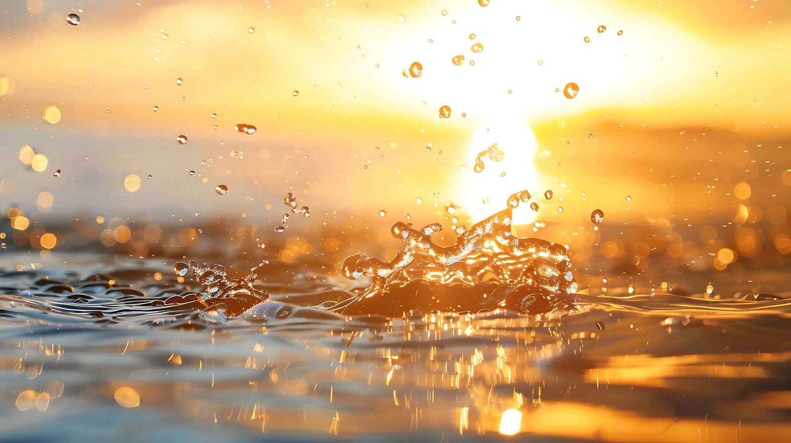 Glowing Sunset After Rain on Summer Evening — free download from Dotvec