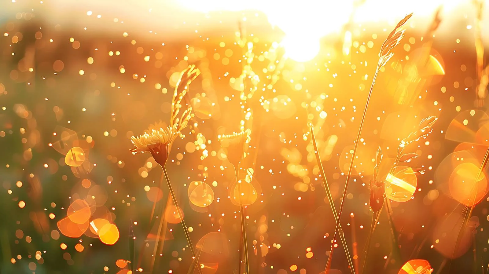 After-Rain Summer Sunset: Evening Glow — free download from Dotvec