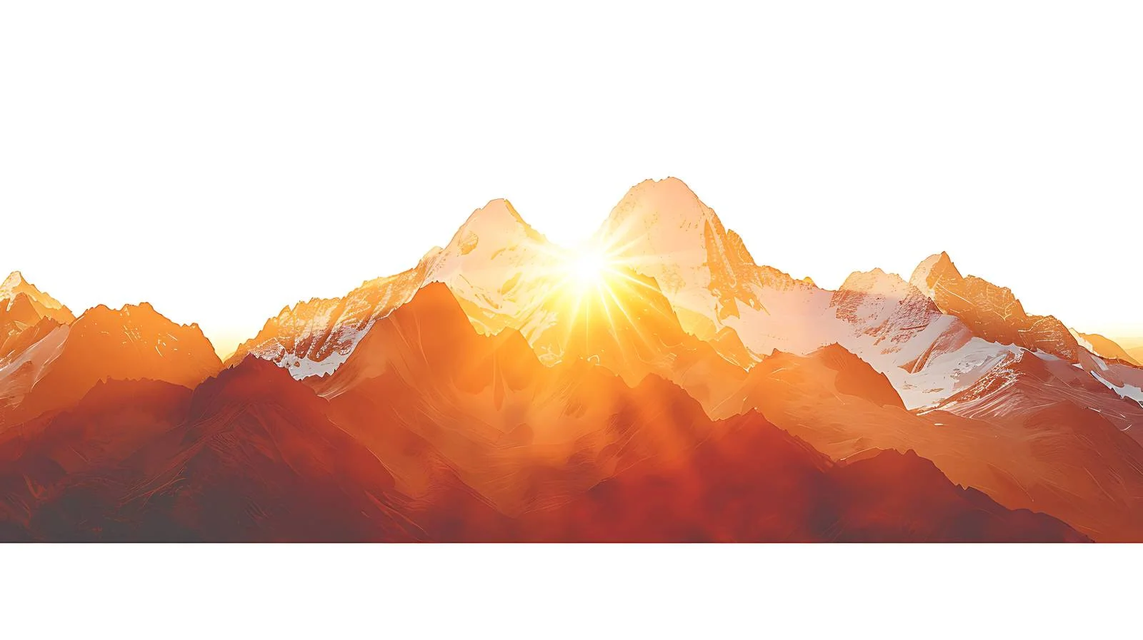 Serene Sunset Over Isolated Mountain Landscape — free download from Dotvec