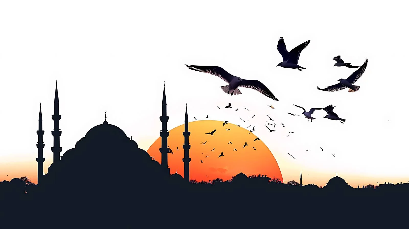 Tranquil Sunset at Hagia Sophia — free download from Dotvec