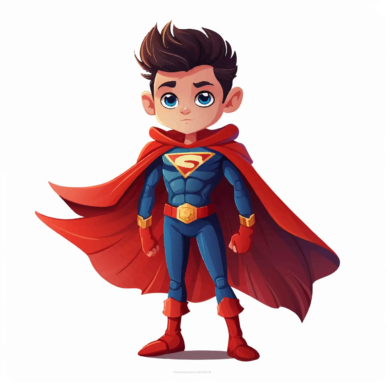 Superboy Character Vector Design — free download from Dotvec