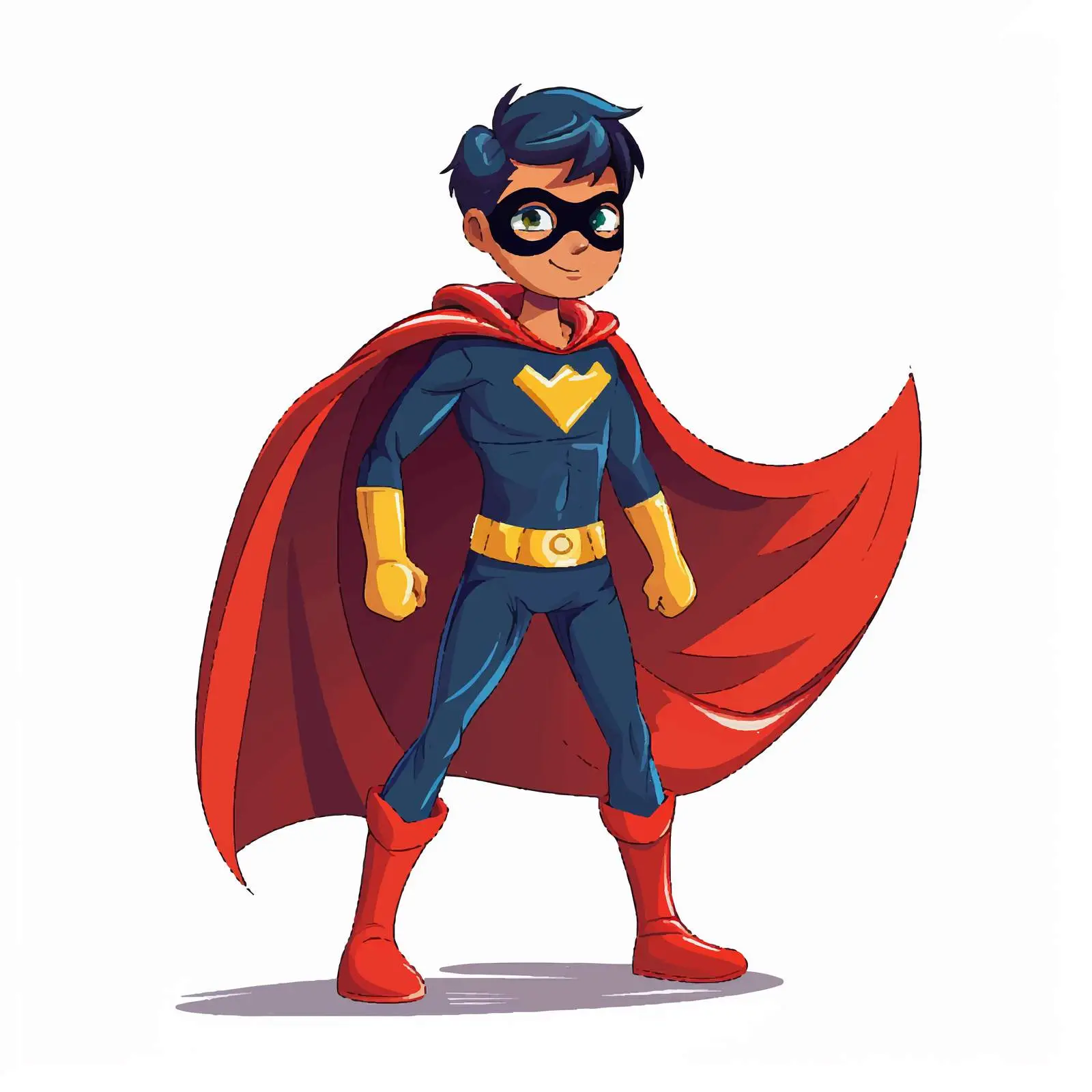 Superboy Vector as a Powerful Hero — free download from Dotvec