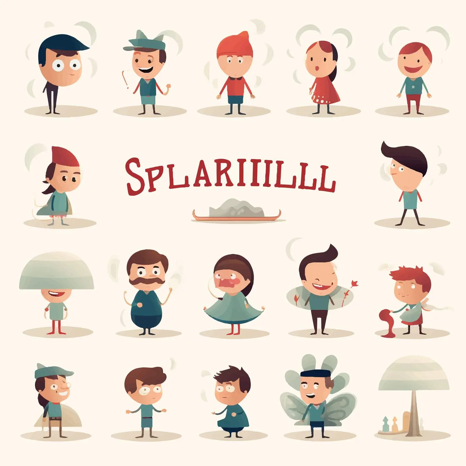 Small Superlative Adjectives Vector Illustration — free download from Dotvec