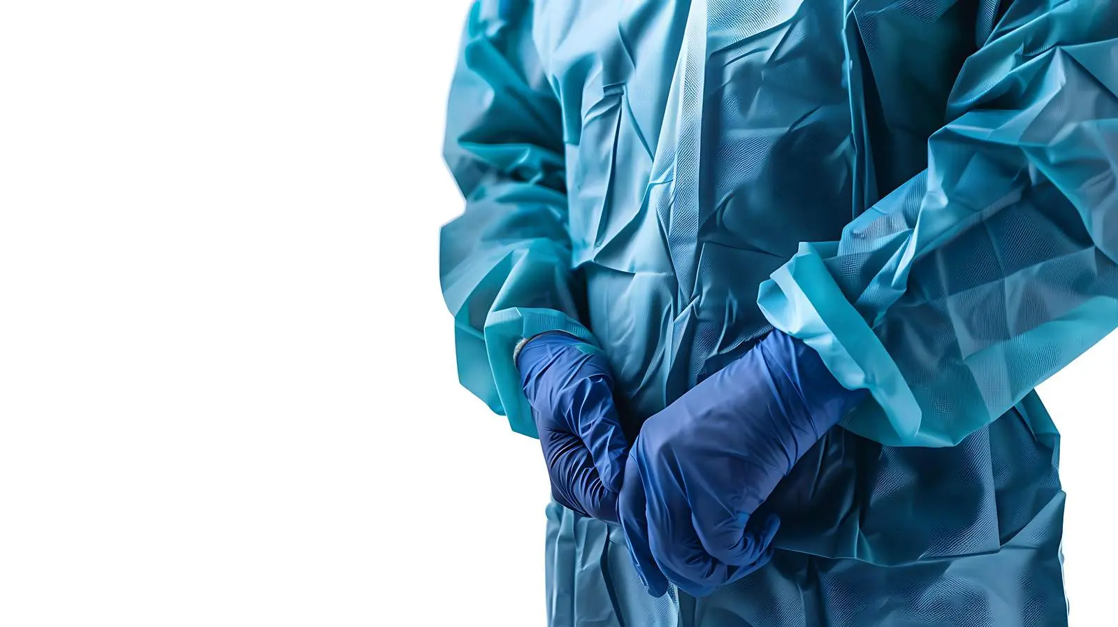 Surgeon in Uniform Close-Up on White Background – free patient safety image from Dotvec