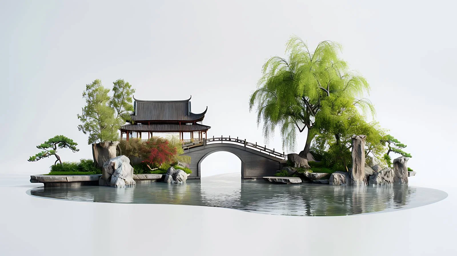 Suzhou Garden Art Park Image — free download from Dotvec