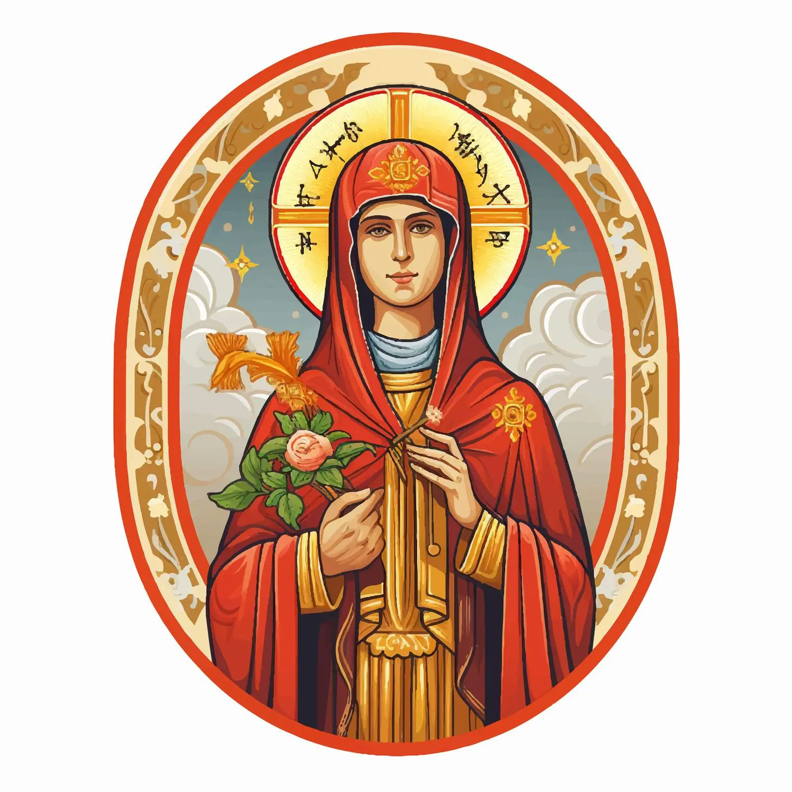 Saint Parascheva of the Balkans Illustration – free balkans image from Dotvec
