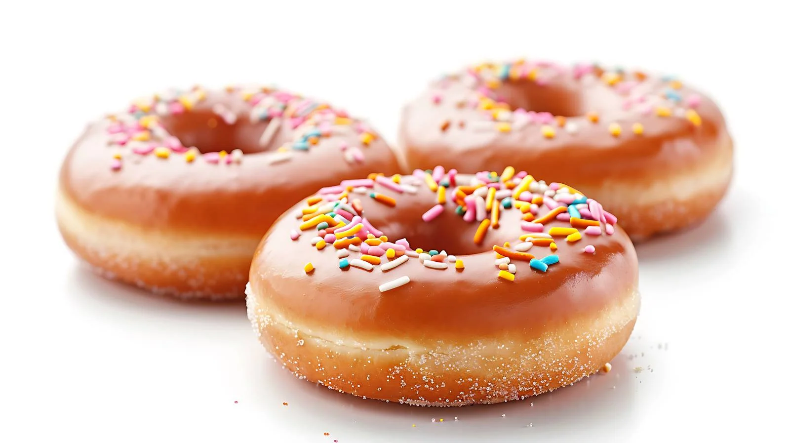Delicious Donuts on White Background — free download from Dotvec