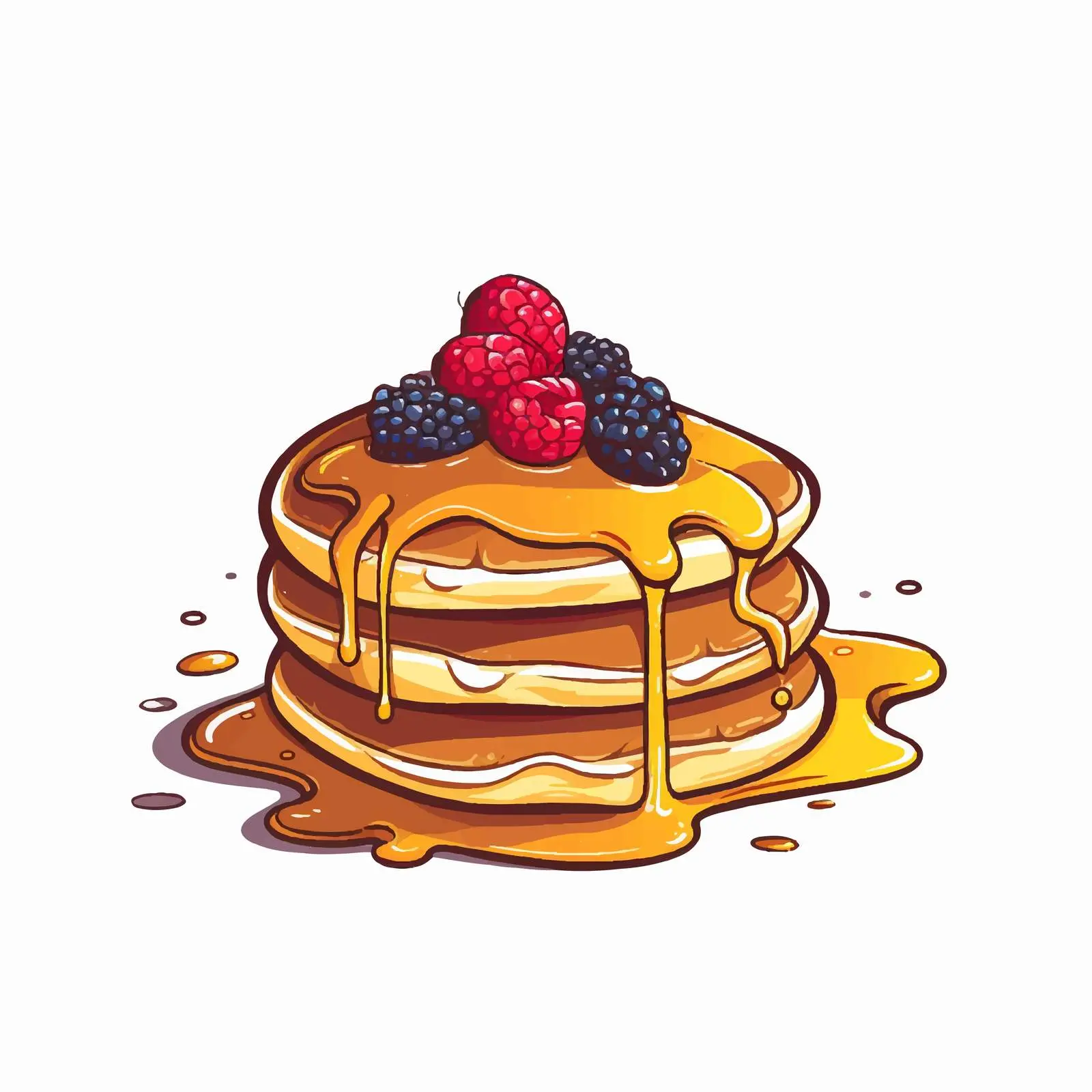 Sweet Breakfast Pancake Mix Banner Ad — free download from Dotvec