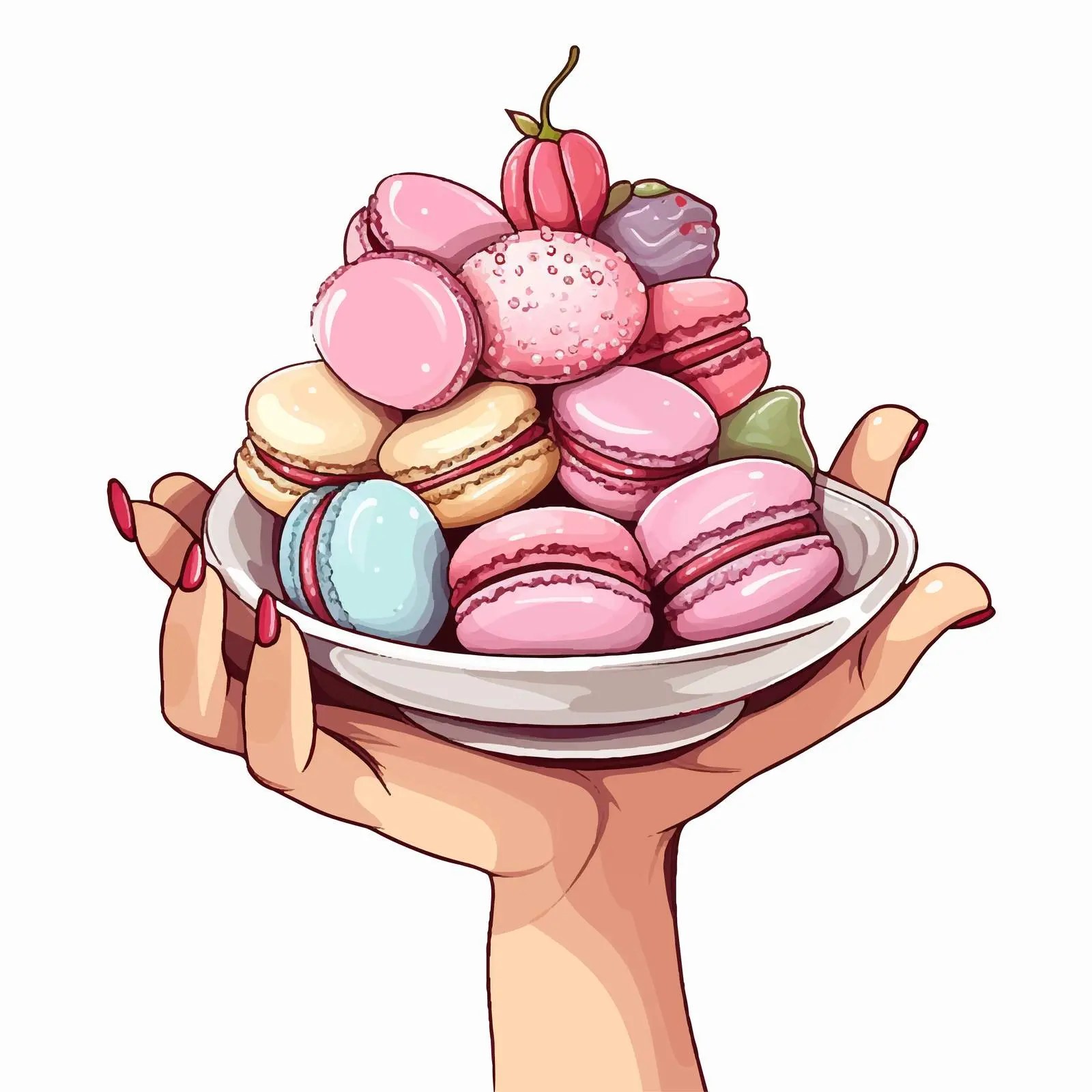 Elegant Cakes Held with Stylish Nails — free download from Dotvec