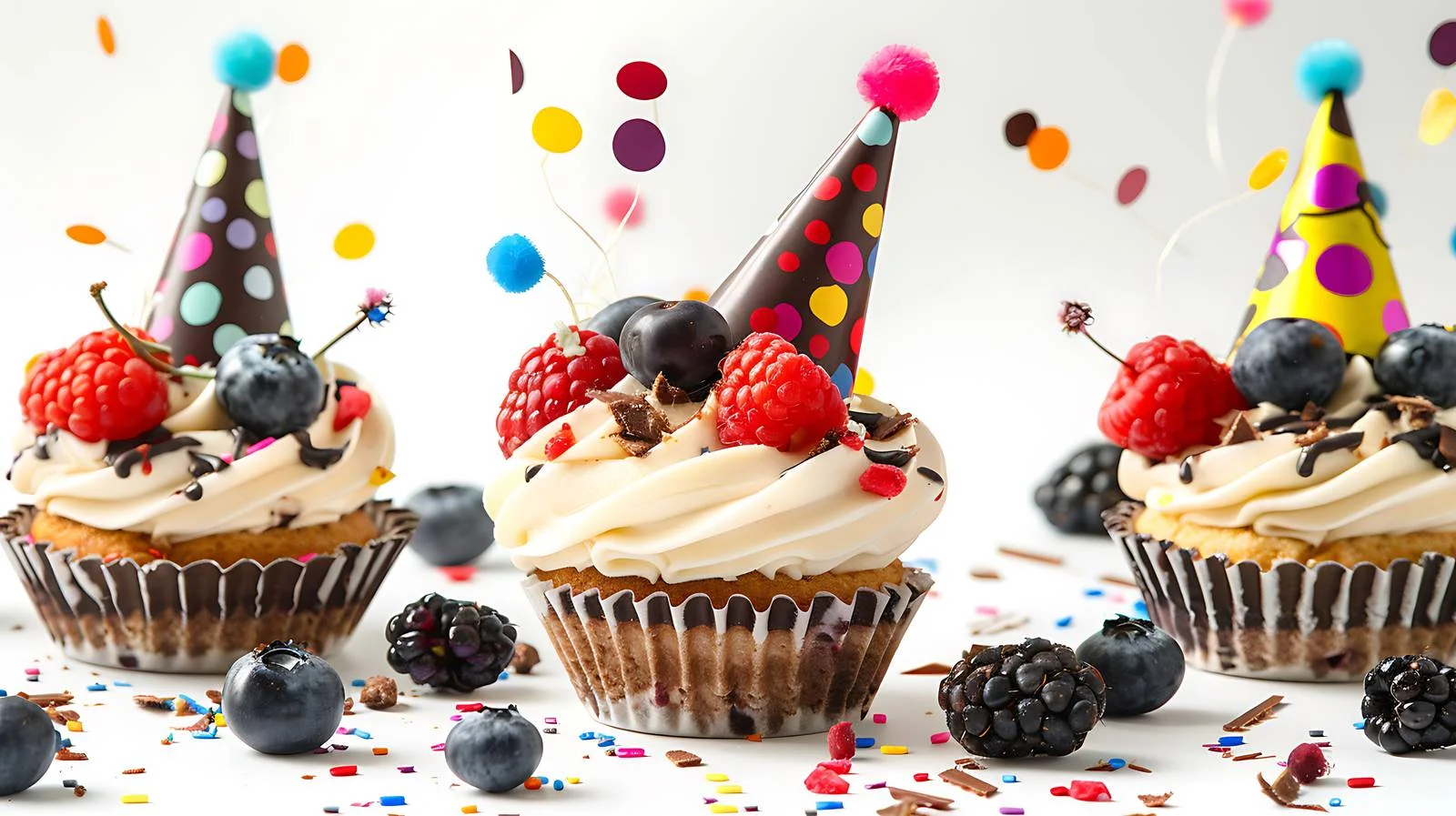 Festive Berry Desserts — free download from Dotvec