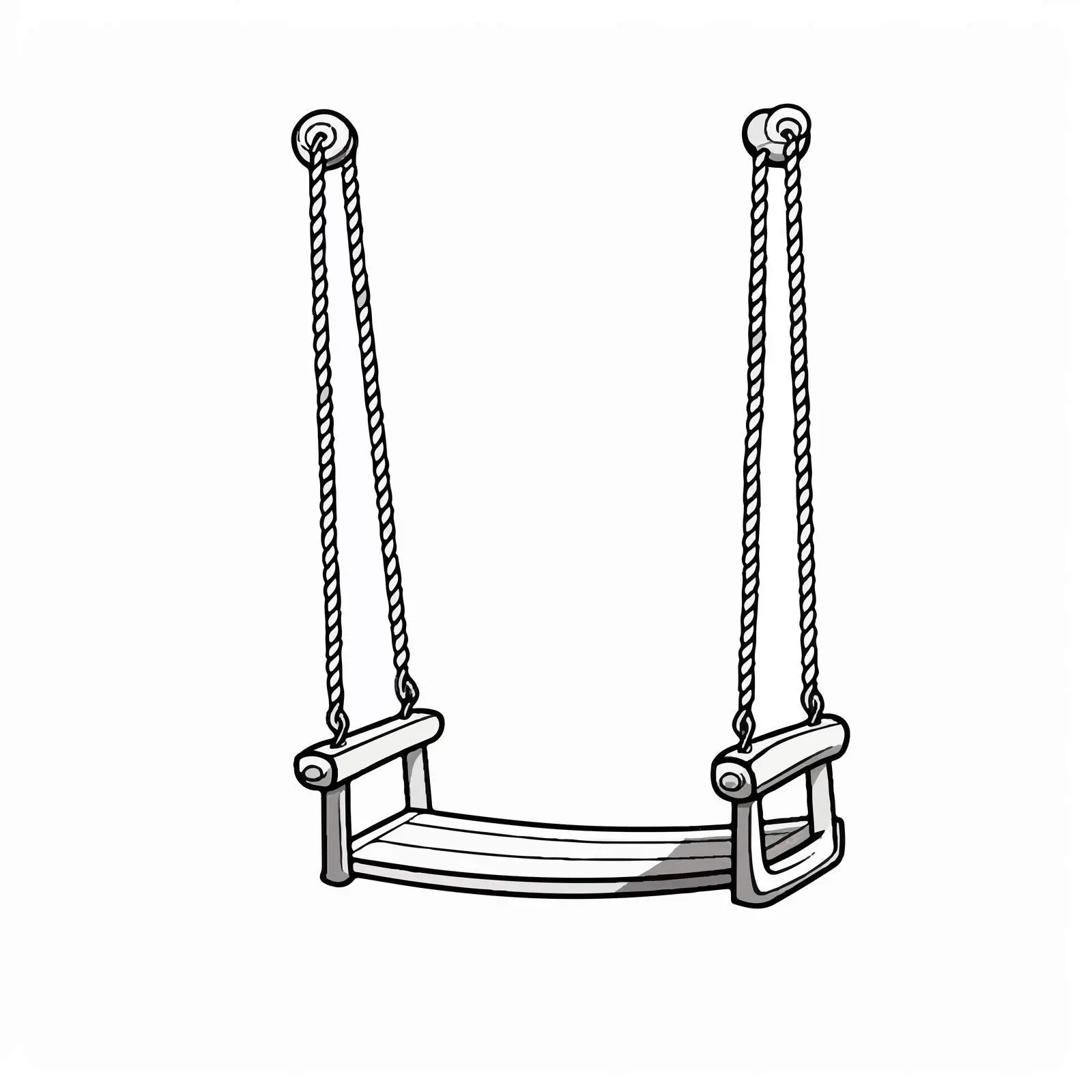 Swing Line Vector Illustration on White Background — free download from Dotvec