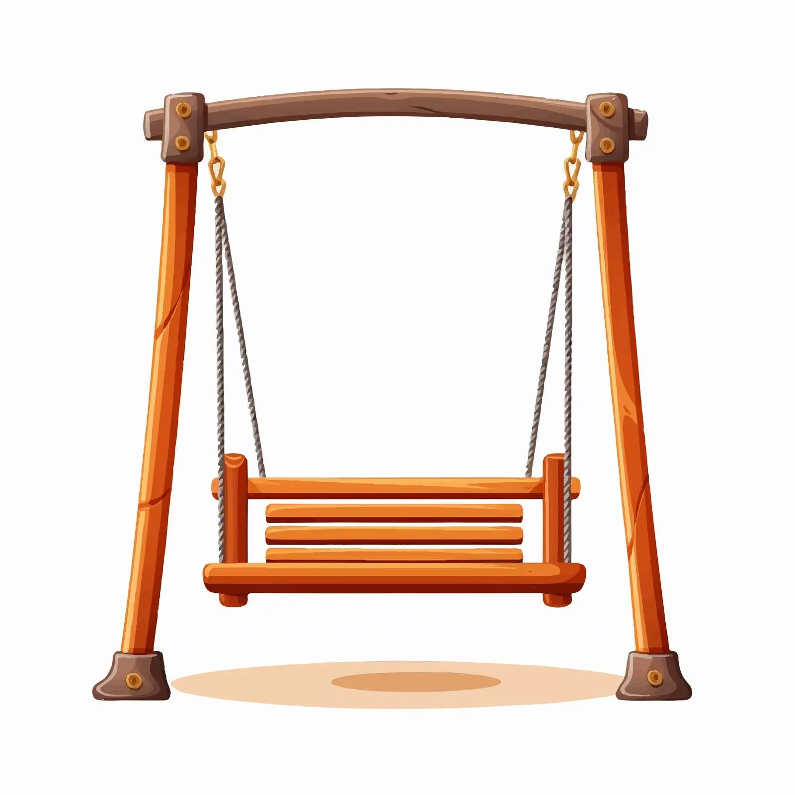 Top View Swing Vector Illustration on White Background — free download from Dotvec