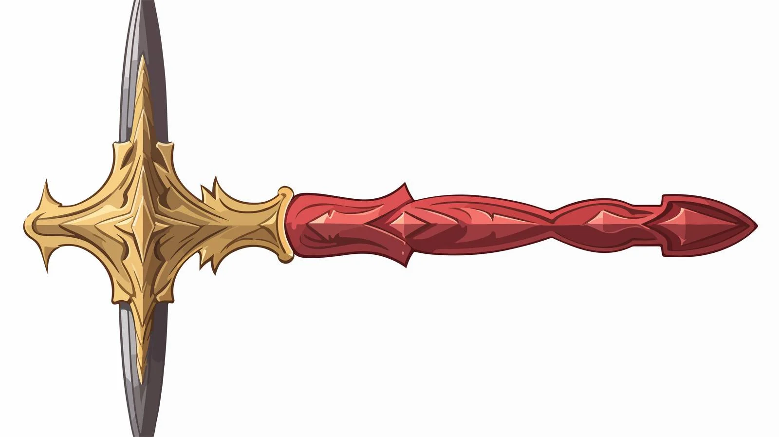 Cartoon Sword Illustration — free download from Dotvec