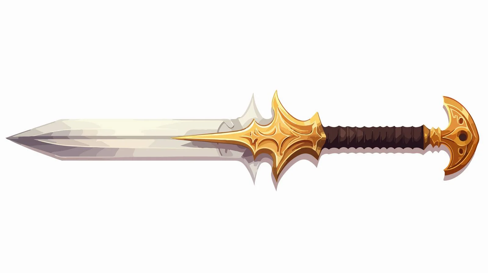 Cartoon Sword Vector Illustration — free download from Dotvec