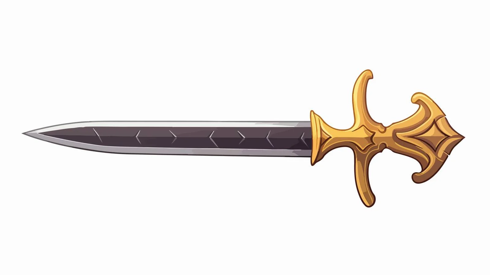 Cartoon Sword Illustration — free download from Dotvec