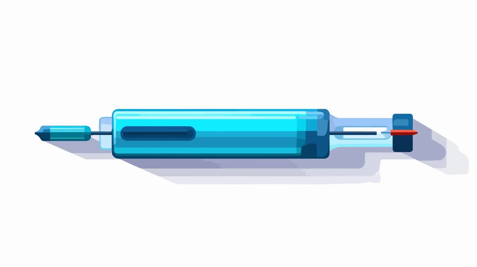 Professional Syringe Design Cartoon Image — free download from Dotvec