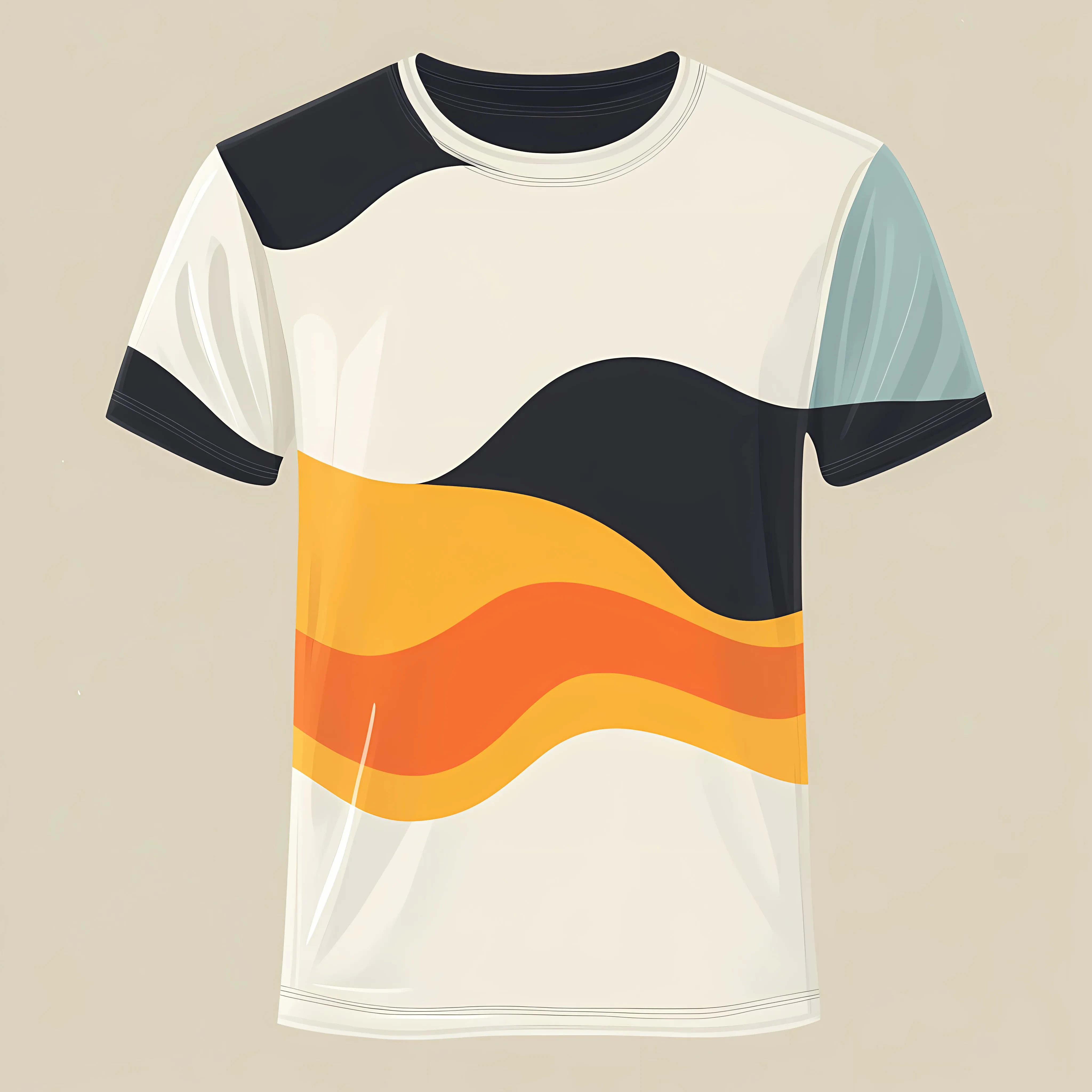 Minimalist Flat Vector T-Shirt Illustration — free download from Dotvec