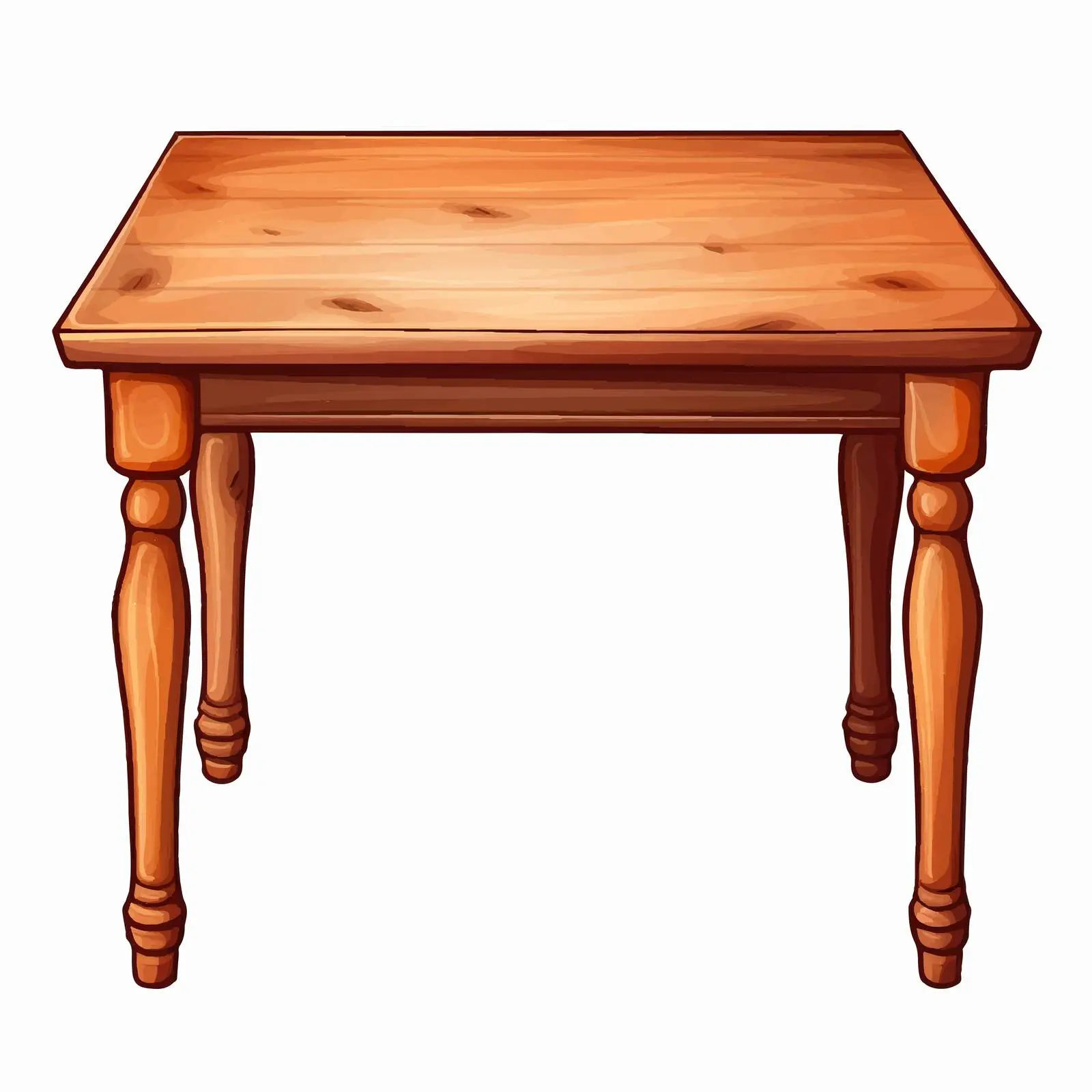 Table Frame Vector Illustration on White Background — free download from Dotvec