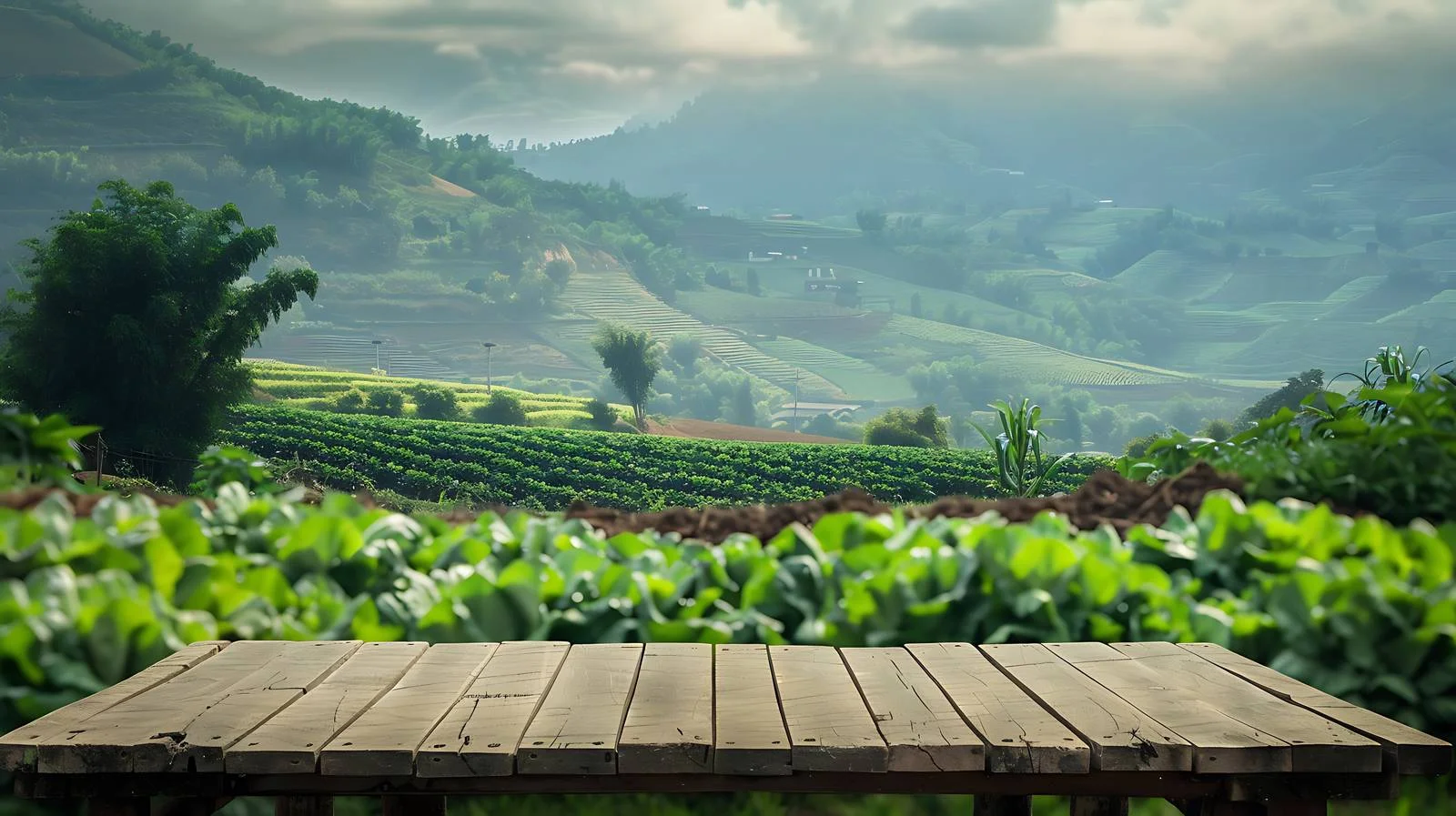 Vegetable Display Table Setting — free download from Dotvec