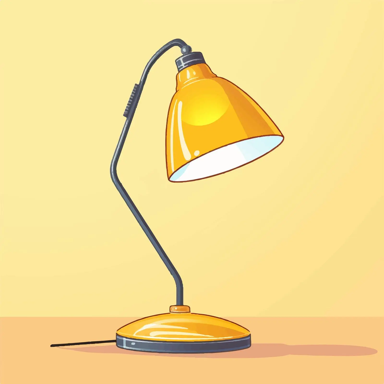 Modern Table Lamp for Home Office — free download from Dotvec