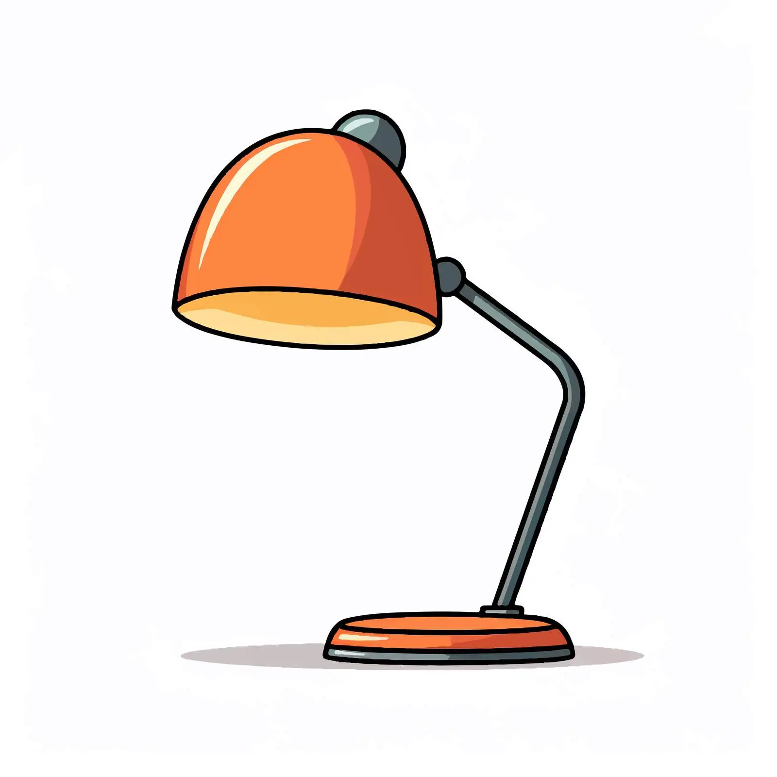 Cartoon Vector Table Lamp Line Illustration – free lamps image from Dotvec