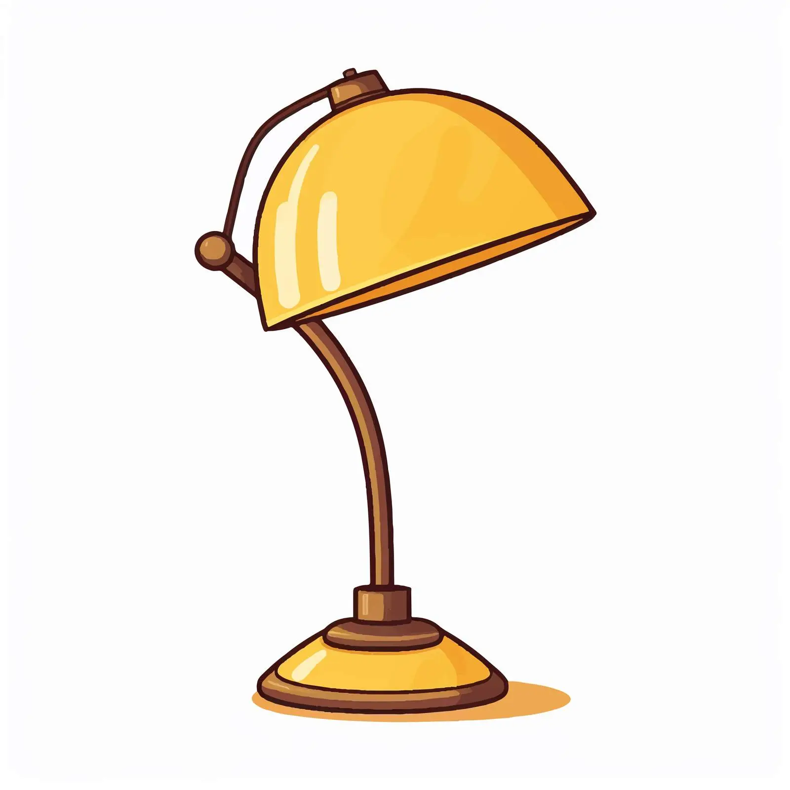 Modern Table Lamp Vector on White Background — free download from Dotvec