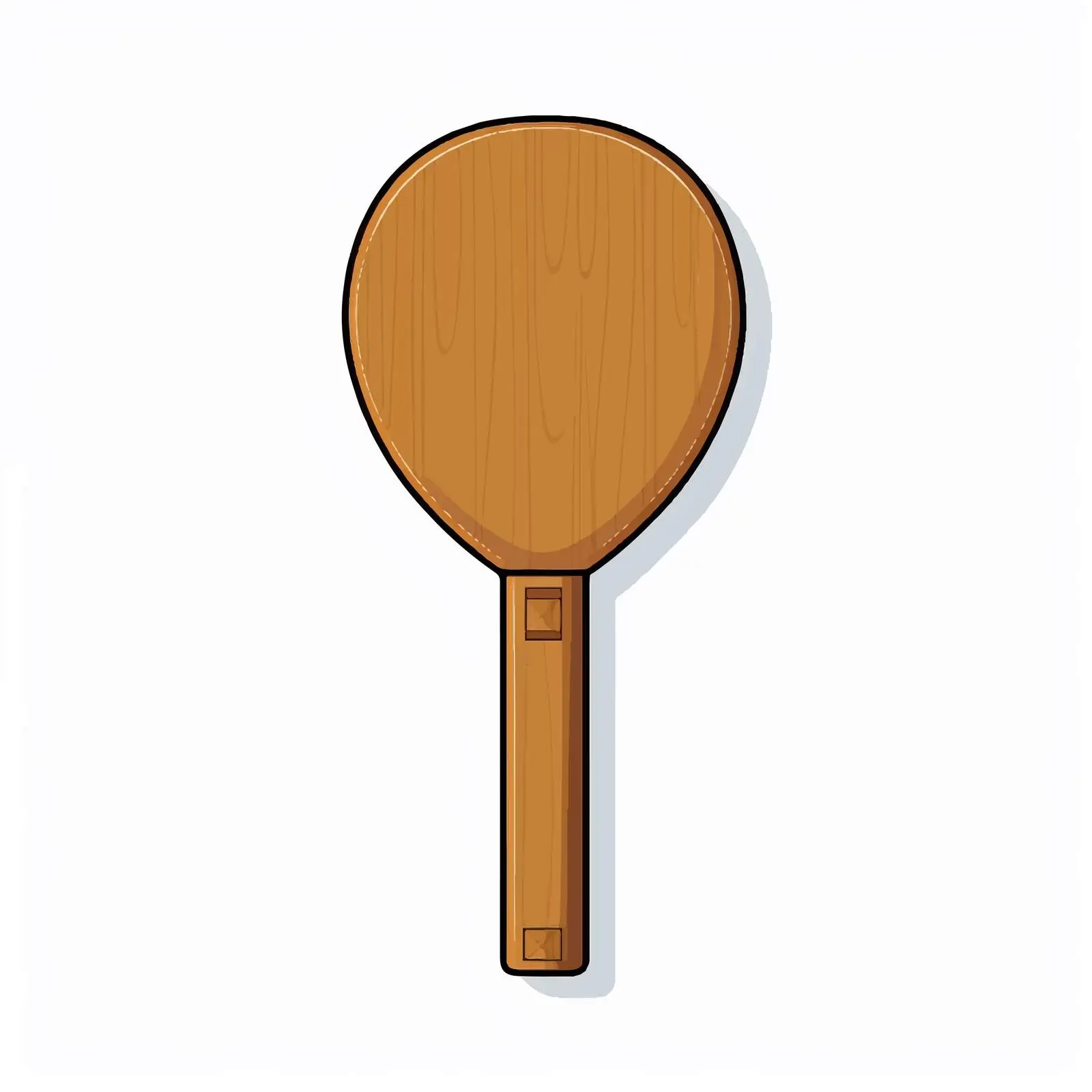 Table Tennis Bat Line Vector Illustration – free sport equipment image from Dotvec