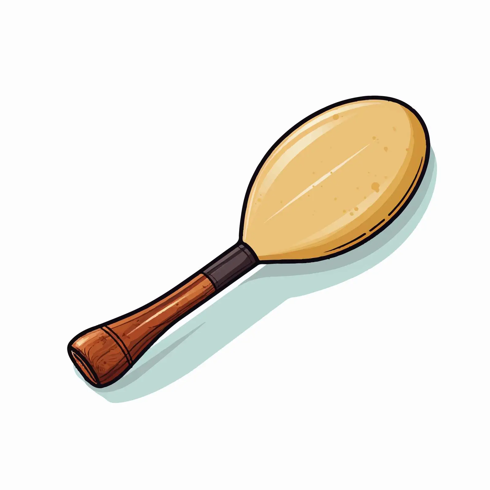 Vector Illustration of Table Tennis Bat on White — free download from Dotvec