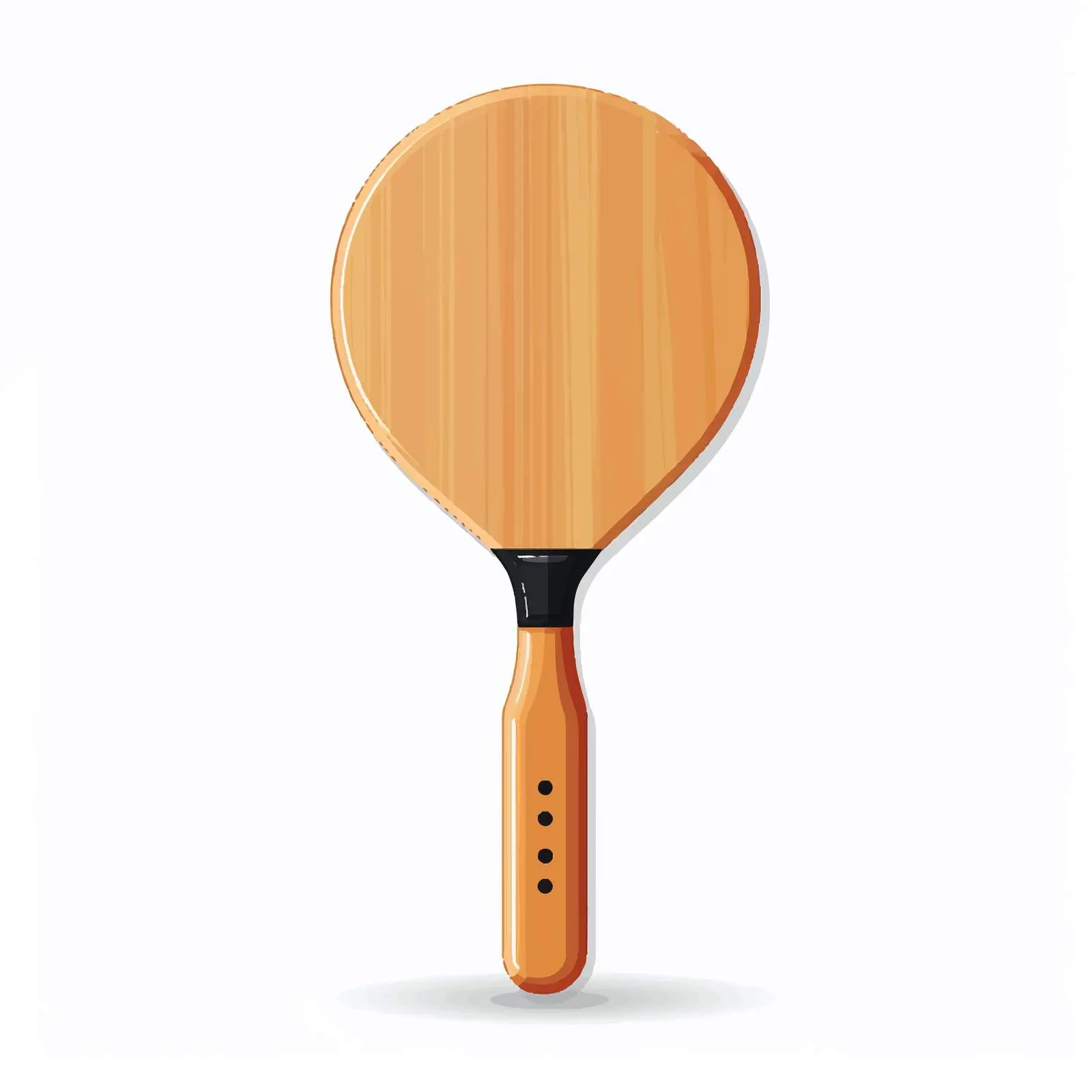 Table Tennis Bat Vector Illustration on White Background – free sport equipment image from Dotvec