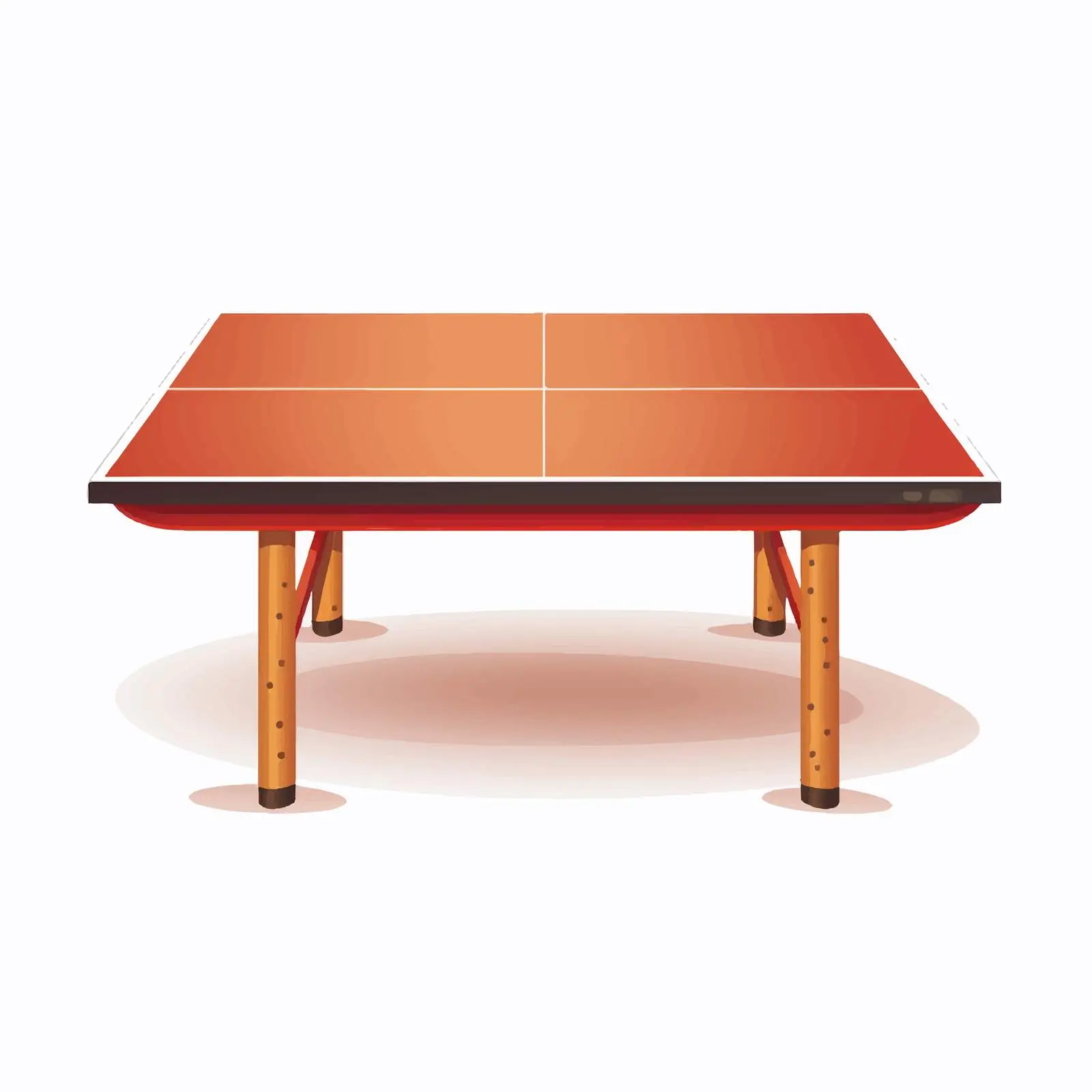 Table Tennis Table Vector Illustration – free outdoor sports image from Dotvec