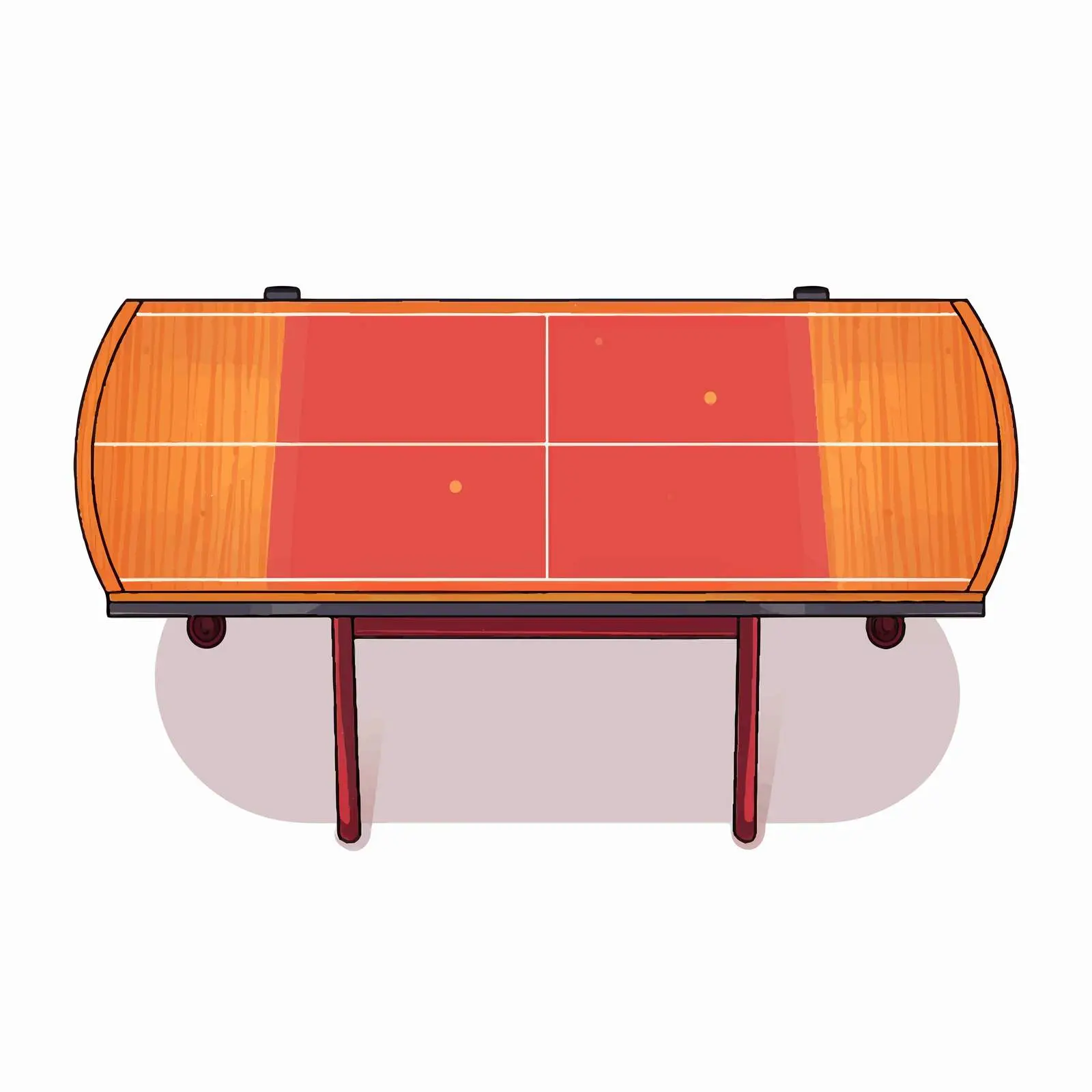 Table Tennis Table Vector Illustration on White Background — free download from Dotvec