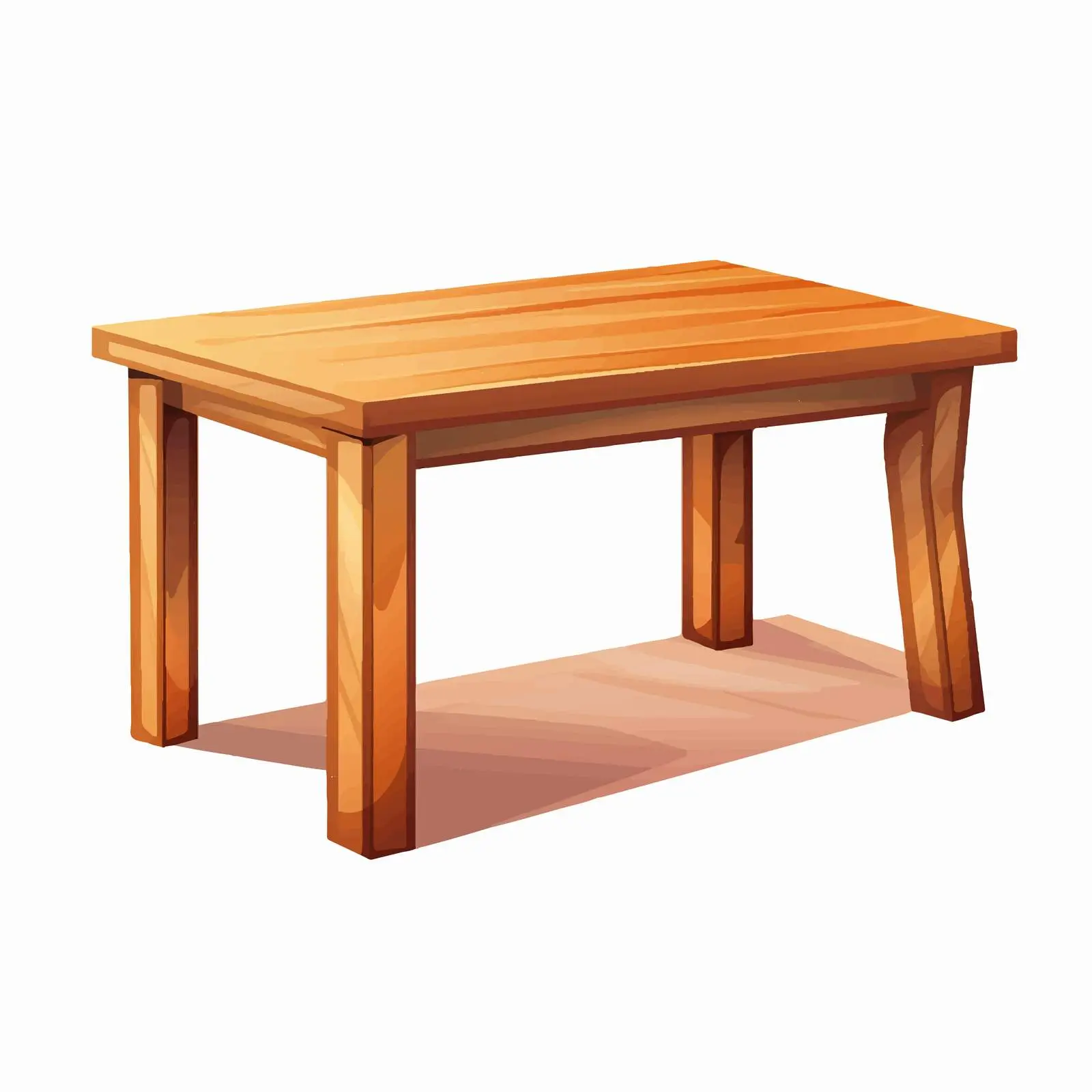 Isolated Vector Table Illustration on White Background — free download from Dotvec