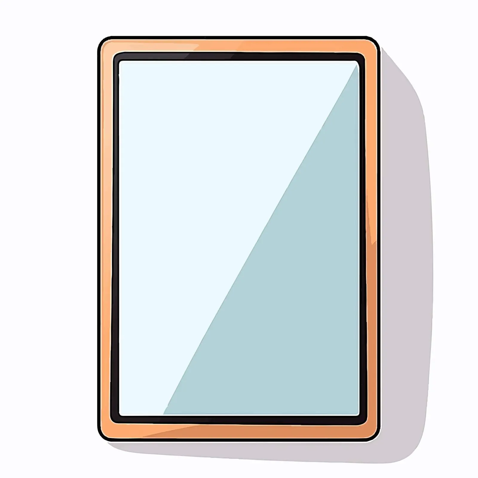 Cartoon Tablet Screen Isolated Vector Illustration — free download from Dotvec