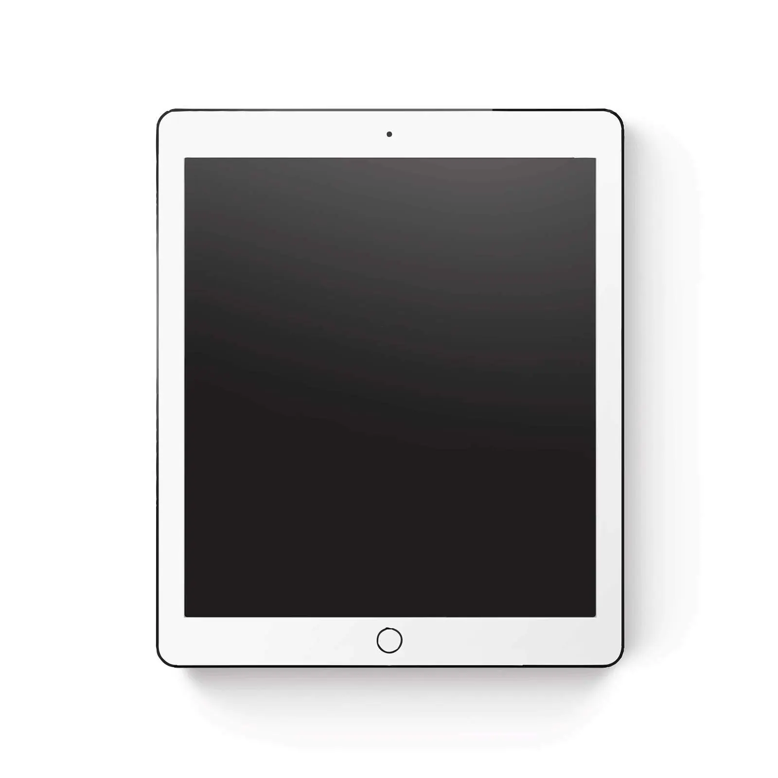 Tablet Vector Illustration on White Background — free download from Dotvec