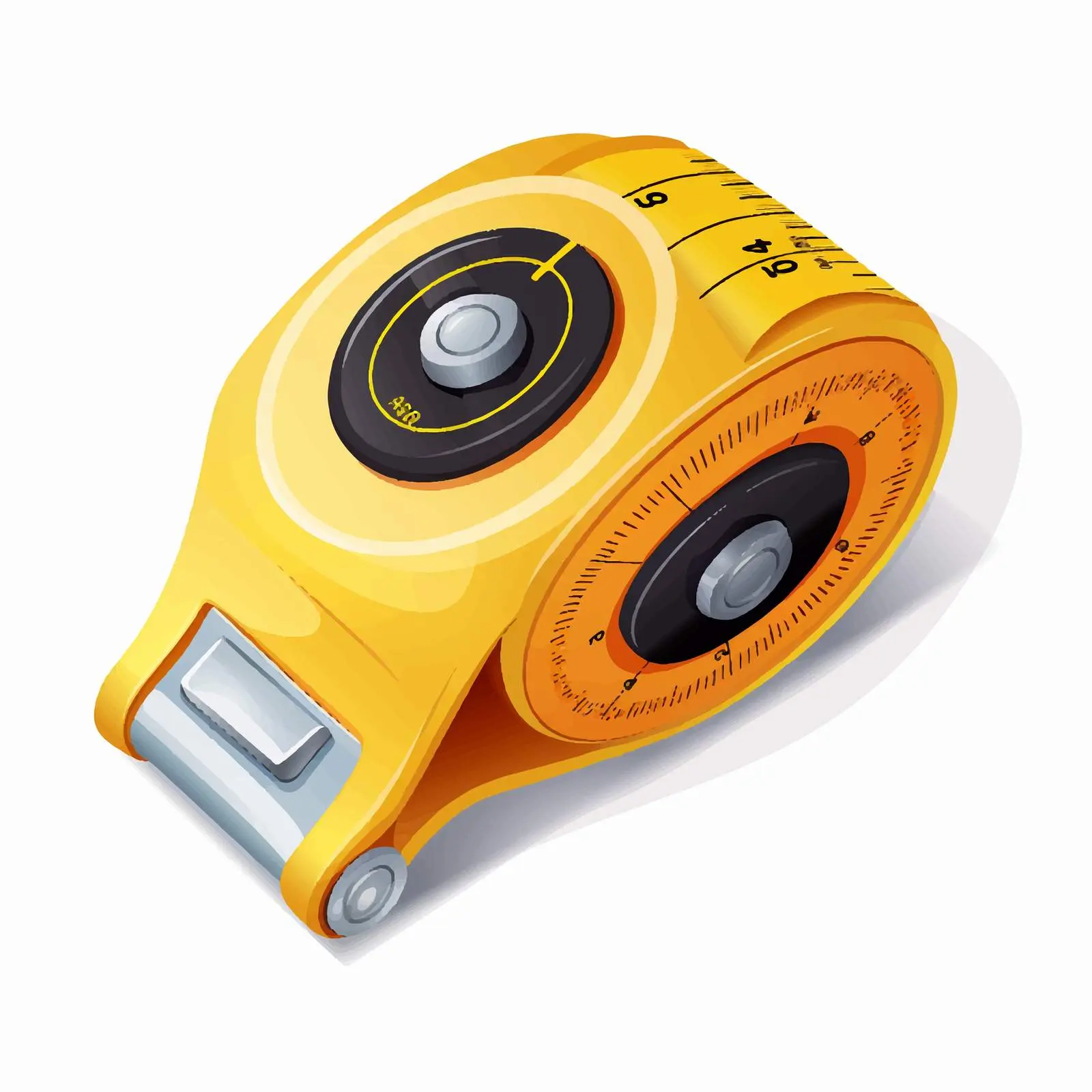 Tape Measure Vector Illustration on White Background — free download from Dotvec