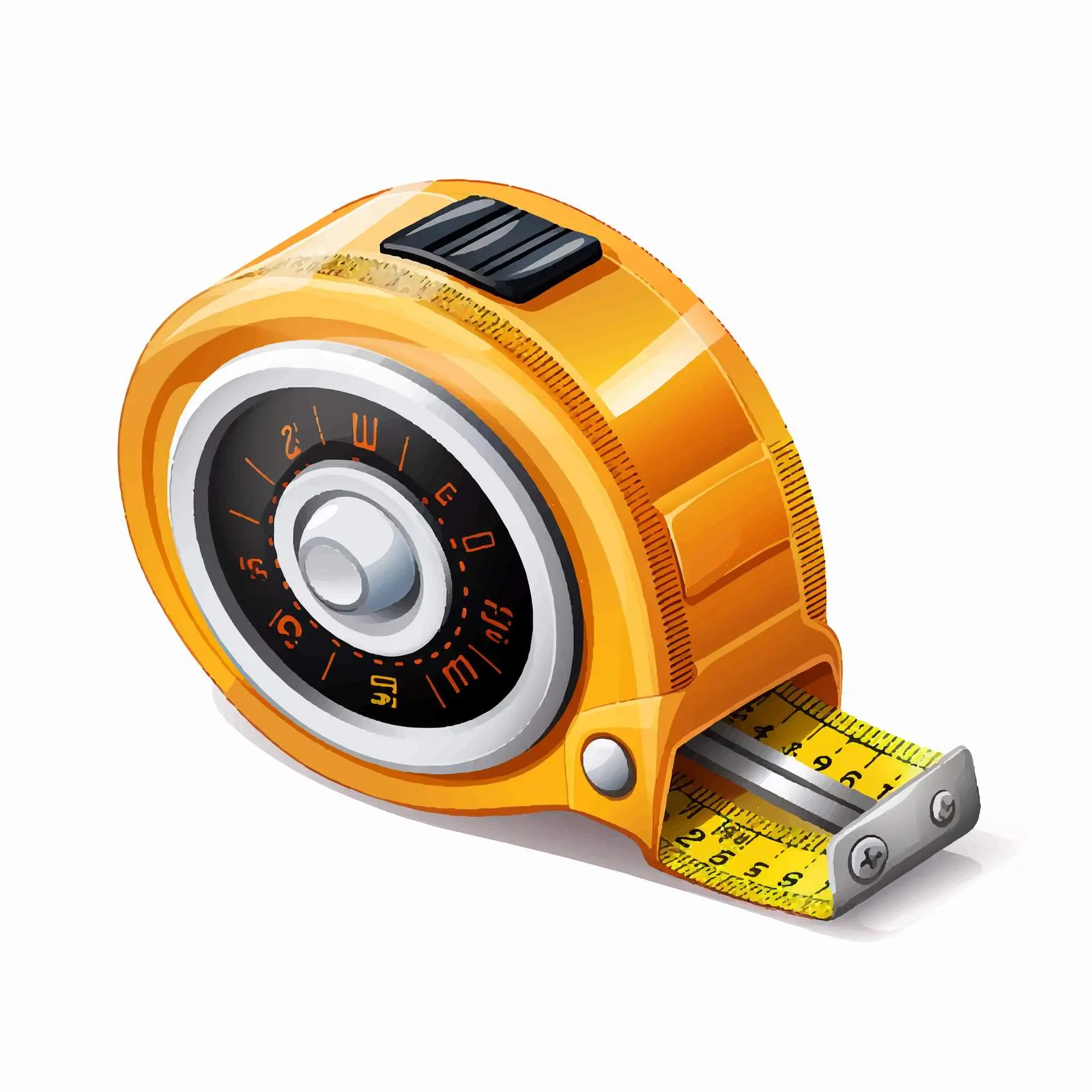 Tape Measure Vector Illustration on White Background — free download from Dotvec