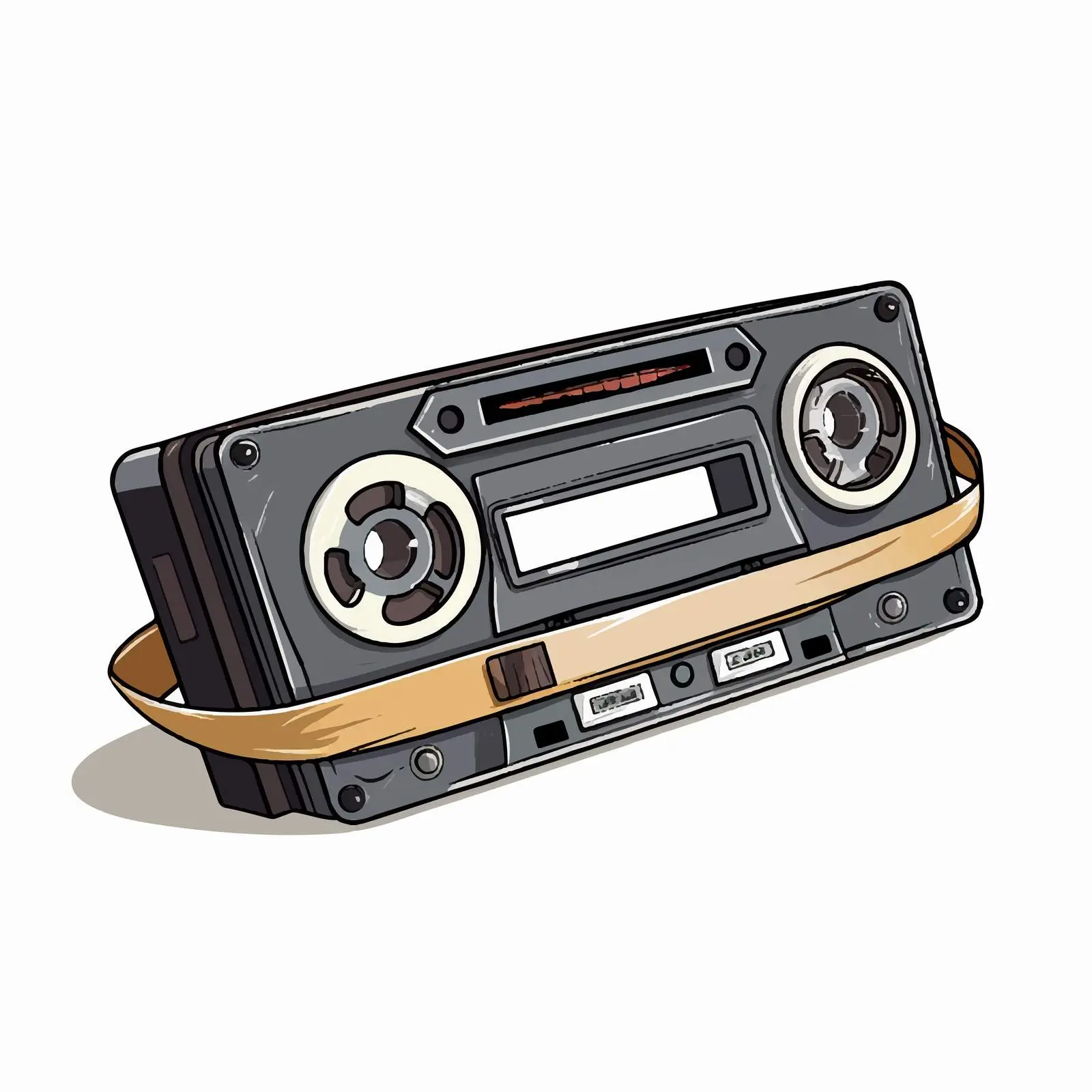 Cartoon Tape Vector Illustration Isolated Design — free download from Dotvec