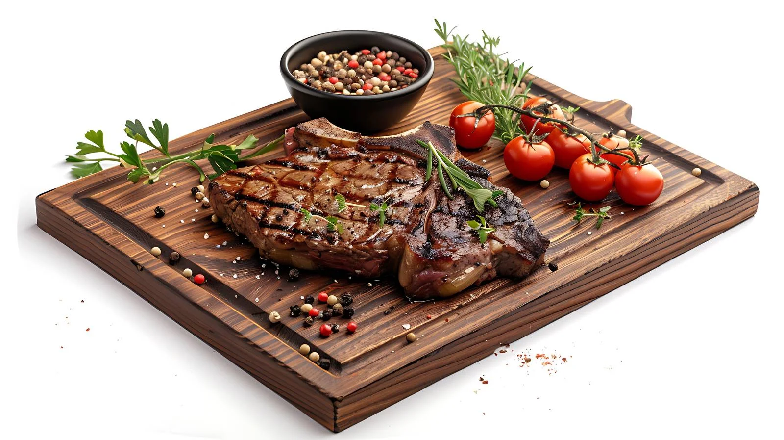 Savoury Grilled Black Angus Rib-Eye Dish — free download from Dotvec