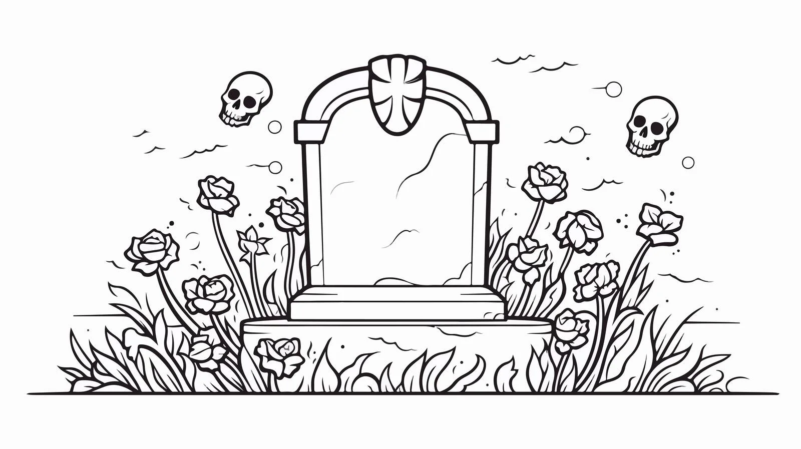 Grave Stone Tattoo Art