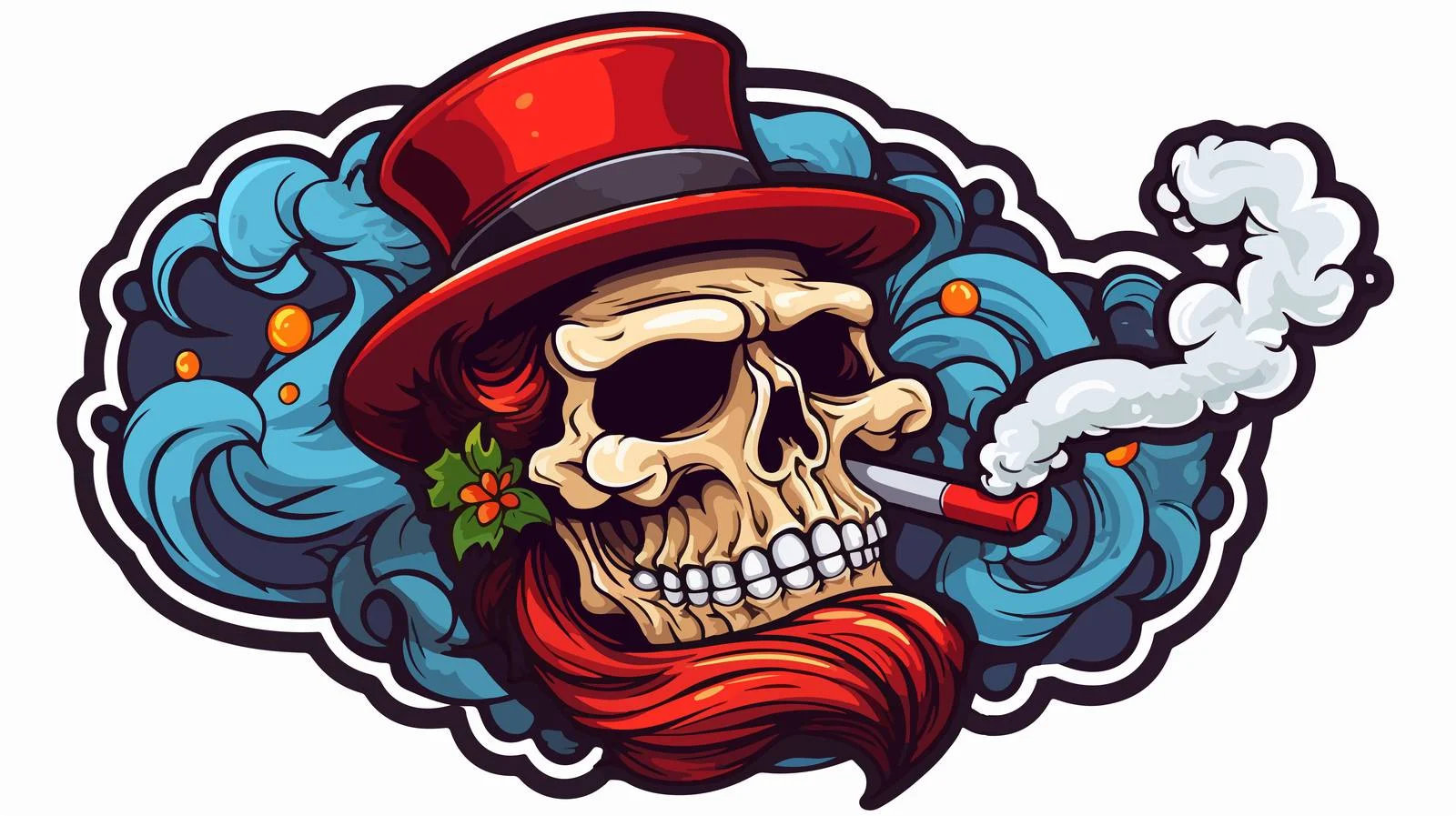 Vintage Smokers Pipe Tattoo Sticker Banner — free download from Dotvec
