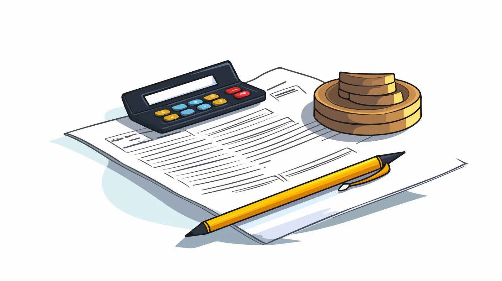 Tax Filing Document Icon — free download from Dotvec