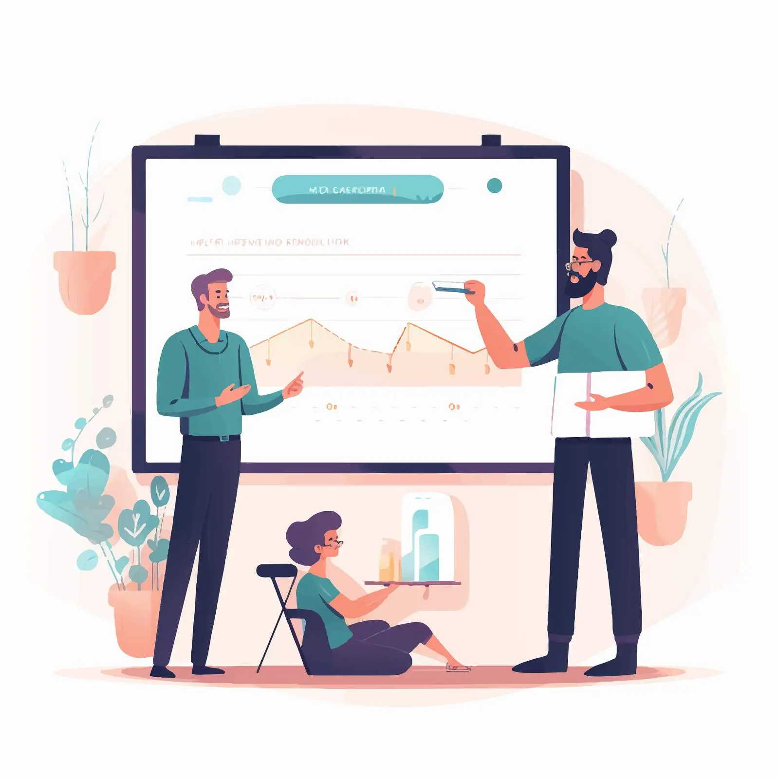 Teacher and Student Presentation at Conference — free download from Dotvec