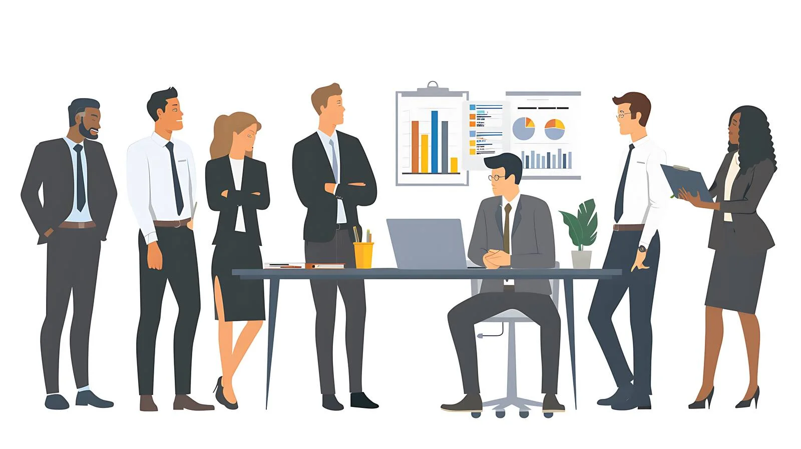 Professional Business Brainstorming Session — free download from Dotvec