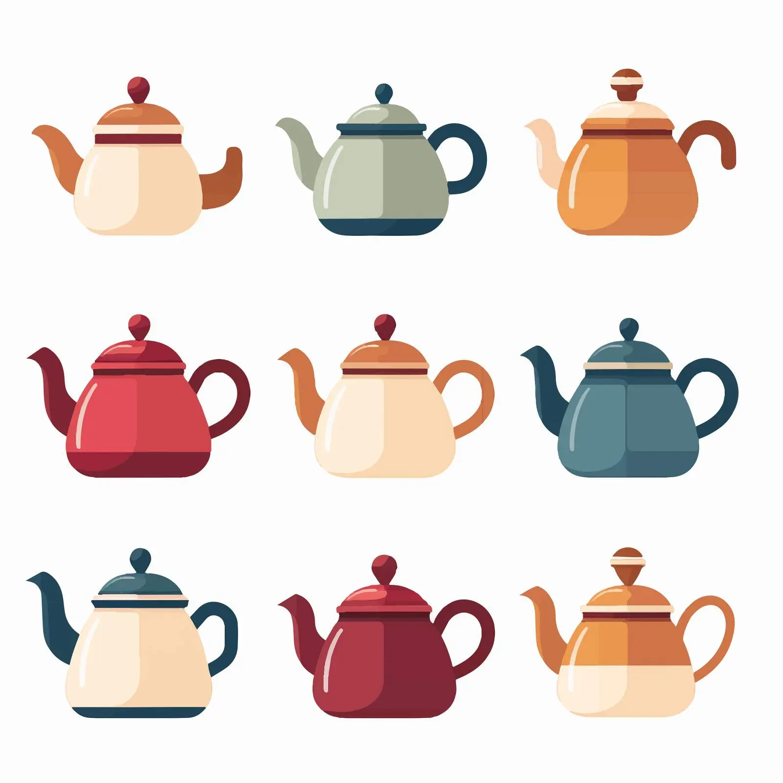 Isolated Teapot Line Vector Illustration – free teapot image from Dotvec